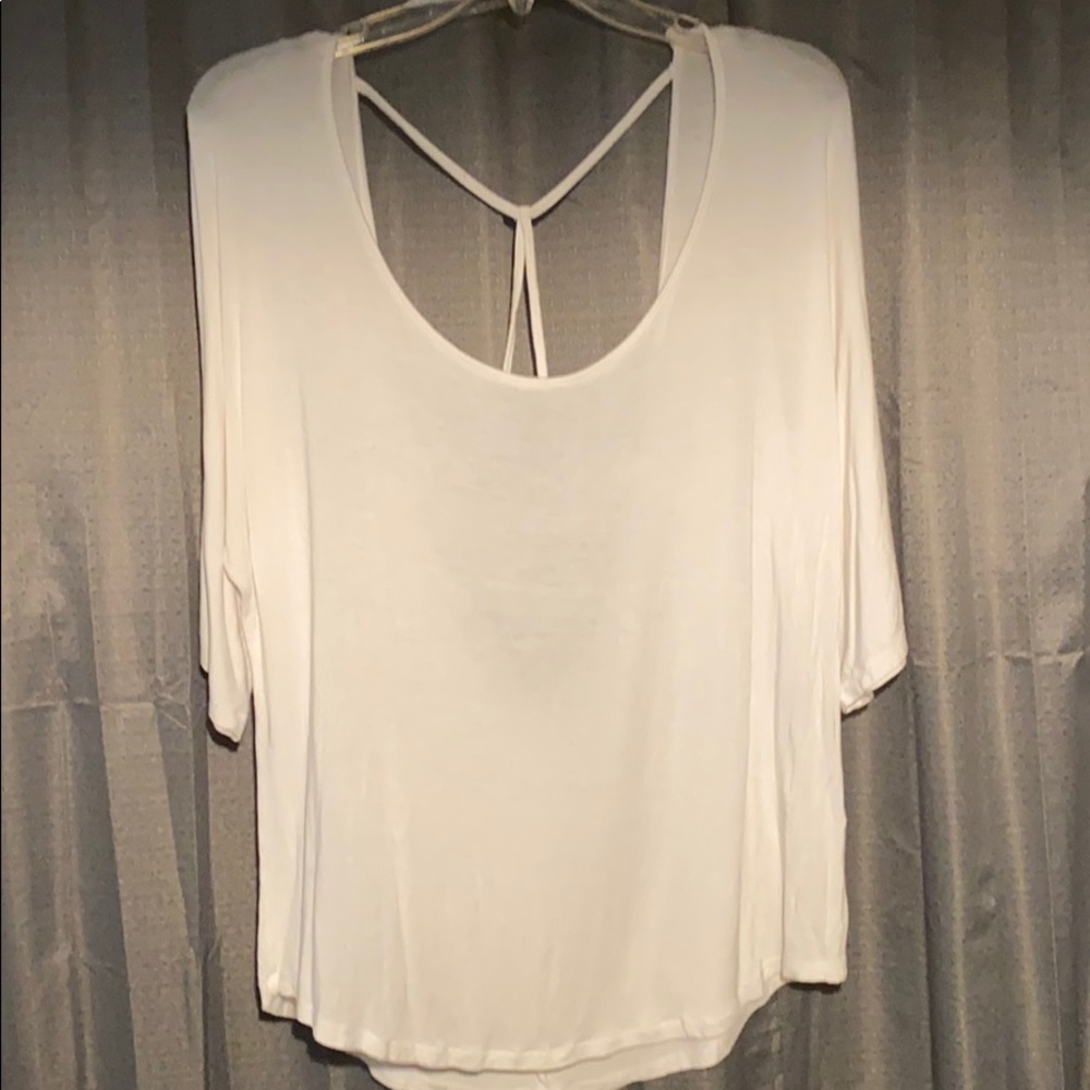Charlotte Russe Open Back Tee